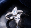 Anello Luce doppia goccia