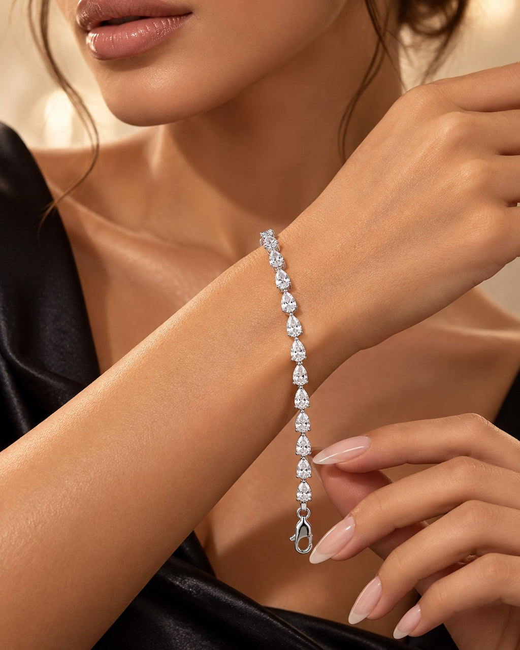 Bracciale Éclat tennis indossato